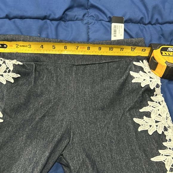 Dark blue super soft jeggings/tights. - Picture 5 of 6